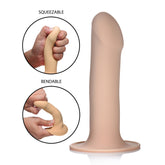Squeeze-It Phallic Dildo - Light
